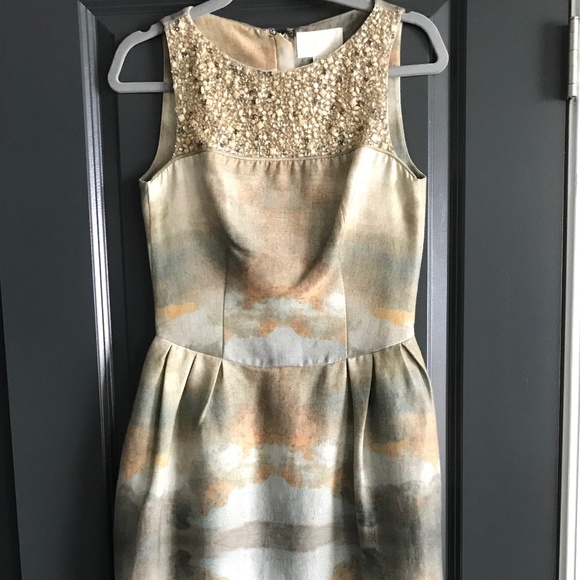 H & m concience dress multi colour recycled beaded - Picture 1 of 3